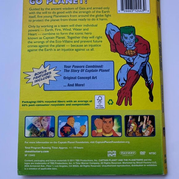 🌍 Captain Planet and the Planeteers: Season One (DVD, 2011, 4-Disc Set, Shout! - Picture 3 of 5